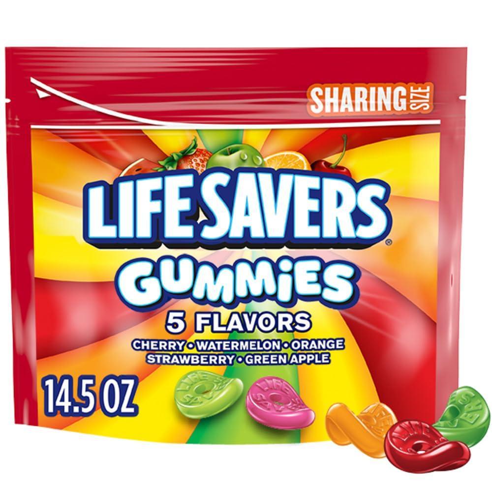 image:imageLIFE SAVERS Gummy Candy 5 Flavors Sharing Size 145 oz Bag