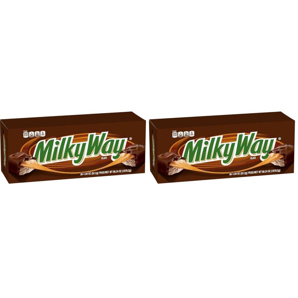 image:imageMilkyWay Candy Milk Chocolate Bars Bulk Pack Full Size 184 oz Pack of 36184 Ounce Pack of 72