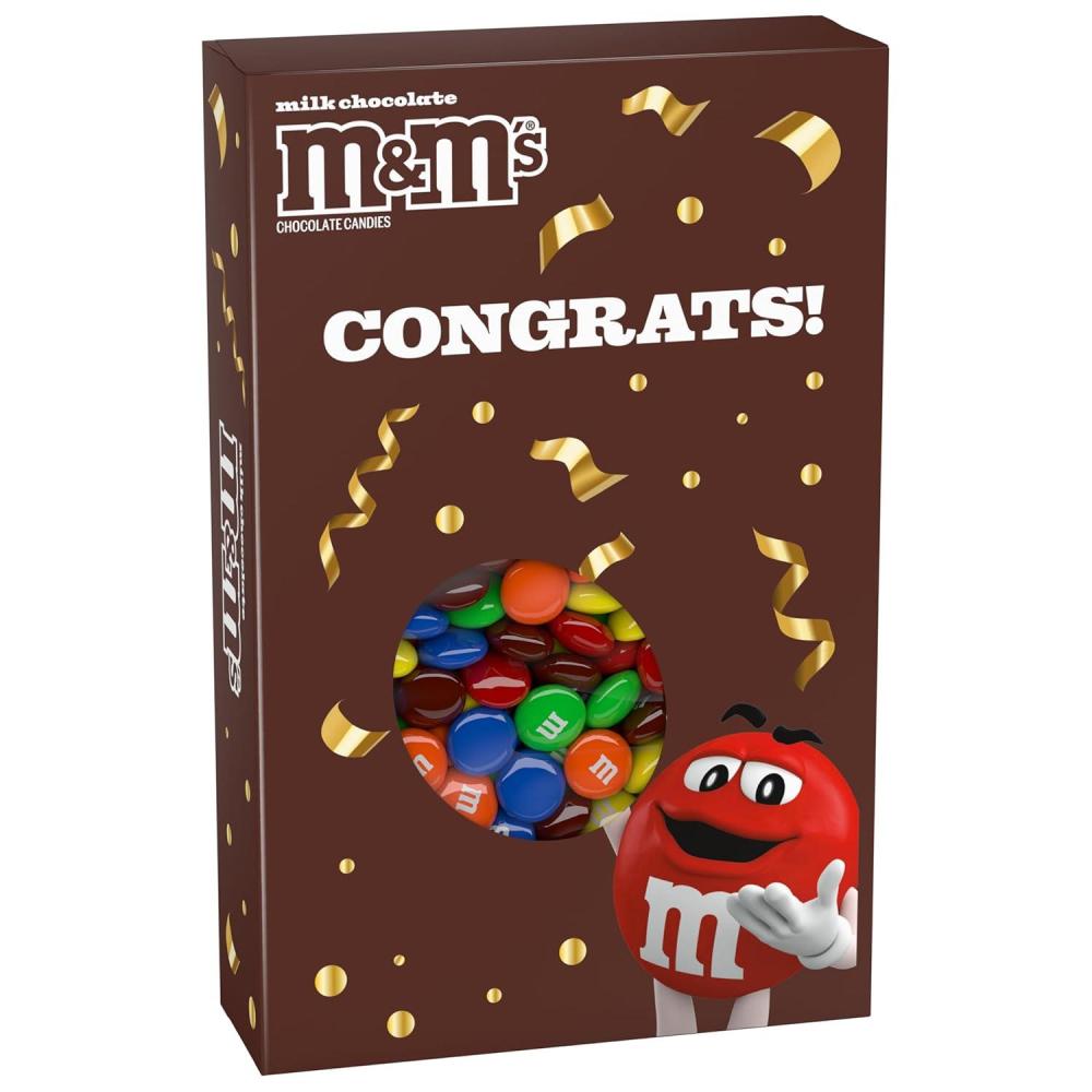 image:imageSKITTLES Original Chewy Candy Gift Box with Congrats Card for Graduation Anniversary Engagement Wedding Baby New Job and All Congratulations Celebration Card Gift 1128 Oz BoxMilk Chocolate