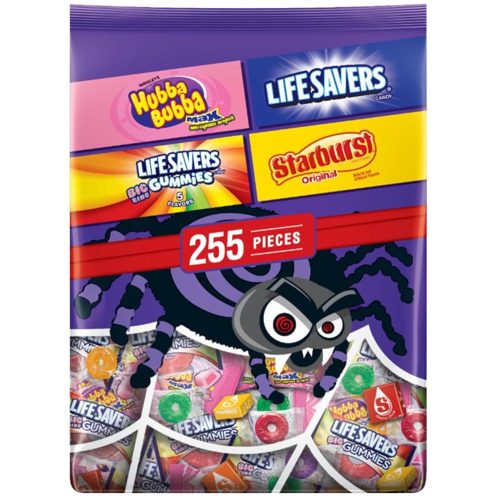 image:imageSKITTLES Original amp Wild Berry Starburst Original amp FaveReds Fun Size Chewy Candy Assorted Variety Candy Bulk Individually Wrapped 3228 Oz Jumbo Bulk Bag255pc
