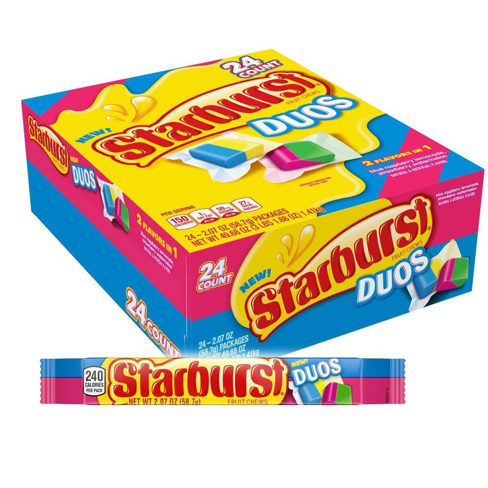 image:imageSTARBURST FaveREDS Chewy Candy Bulk Pack 24 Full Size Packs Red Candy Bulk BoxDuos