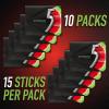 5 Gum Spearmint Rain Sugar Free Chewing Gum Bulk, 15 Stick Box (Pack of 10)(Watermelon Prism)