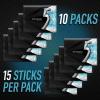 5 Gum Spearmint Rain Sugar Free Chewing Gum Bulk, 15 Stick Box (Pack of 10)(Wintermint Ascent)