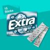 EXTRA Polar Ice Chewing Gum Packs, Sugar Free Gum in Bulk for Fresh Breath, 15 Sticks(Polar Ice)