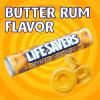 LIFE SAVERS Butter Rum Hard Candy Bulk, 1.14 ounce (20 Single Packs)(Butter Rum)