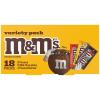 MARS M&M’S Peanut, M&M’S Caramel,SNICKERS Original,SNICKERS Peanut Butter Squared, TWIX Original and Cookie Dough Variety Pack Full Size Individually Wrapped Milk Chocolate Candy Bars,18 Ct(M&M’s Variety)