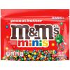 M&M’S MINIS Peanut Butter Colorful Milk Chocolate Football Tailgating NFL Super Bowl Candy, Sharing Size, 8.6 Oz Candy Bag(8.6 Ounce)