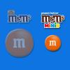 M&M’S MINIS Peanut Butter Colorful Milk Chocolate Football Tailgating NFL Super Bowl Candy, Sharing Size, 8.6 Oz Candy Bag(8.6 Ounce (Pack of 2))