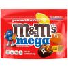 M&M’S Mega Peanut Butter Milk Chocolate Easter Basket Stuffer Easter Candy, Share Size, 8.6 Oz Resealable Bag(Full Size)