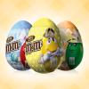 M&M’S Milk Chocolate Plastic Filled Easter Egg, Easter Candy, 0.93 oz. Each Egg, Bulk Candy Pack of 12(Milk Chocolate)