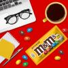 M&M’S Peanut Chocolate Candy, Full Size 1.74 oz Bag, Pack of 48 Bulk Candy Chocolate
