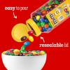 M&M’s Milk Chocolate and M&M’S Peanut Bulk Candy Jars, Assorted Chocolate Candies, Party Size Bulk Candy, Movie Night Snacks, Resealable and Recyclable, 48.5 Oz Total (Pack of 2)(Milk Chocolate and Peanut)