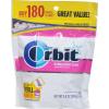ORBIT Gum Bubblemint Sugar Free Chewing Gum Bulk, 180 Piece Resealable Bag, Bubble Gum Bulk(180 Count (Pack of 2))