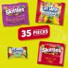 SKITTLES Original & Wild Berry, Starburst Original & FaveReds Fun Size Chewy Candy, Assorted Variety, Candy Bulk Individually Wrapped, 32.28 Oz Jumbo, Bulk Bag(35pc)