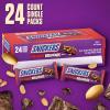 SNICKERS Candy Almond Milk Chocolate Bars Bulk Pack, 1.76 oz Bars (Pack of 24)(Peanut Brownie Squares)
