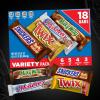 SNICKERS, TWIX, MILKY WAY & 3 MUSKETEERS Individually Wrapped Variety Pack Full Size Milk Chocolate Candy Bars Bulk Assortment, 33.31 oz, 18 Bars(18 Bars)