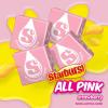 STARBURST FaveREDS Chewy Candy Bulk Pack, 24 Full Size Packs, Red Candy Bulk Box(All Pink)