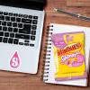 STARBURST Gummies All Pink Gummy Candy, 5 oz Bag, Pink Snacks, Individually Wrapped Candy Bag (Pack of 12)(Strawberry)
