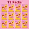 STARBURST Gummies All Pink Gummy Candy, 5 oz Bag, Pink Snacks, Individually Wrapped Candy Bag (Pack of 12)(Strawberry)