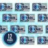 WRIGLEY’S ORBIT Gum Sugar-Free Spearmint – 12 Packs in Bulk, 14 Pieces Each – Chewing Gum, 168 Total Pieces(Freeze Mint)