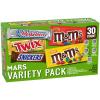 MARS CHOCOLATE SNICKERS, TWIX, MILKY WAY & 3 MUSKETEERS, Bulk Milk Chocolate Full Size Candy Bars, Halloween Chocolate Candy Variety Pack, 53.68 oz, 30 Bars