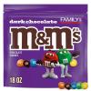 M&M’S Dark Chocolate Candy, Family Size Bulk Candy Chocolate, 18 oz Resealable Bulk Dark Bag(18 Ounce (Pack of 1))