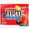 M&M’S Mega Peanut Butter Milk Chocolate Easter Basket Stuffer Easter Candy, Share Size, 8.6 Oz Resealable Bag(Full Size)