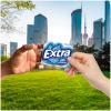 EXTRA Chewing Gum Sugar-Free, Spearmint Flavor, 8 ct/Box, Pack of 6 (48 Count Total) Bulk, Mint Gum(Peppermint)