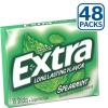 EXTRA Chewing Gum Sugar-Free, Spearmint Flavor, 8 ct/Box, Pack of 6 (48 Count Total) Bulk, Mint Gum(Spearmint)