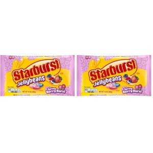 STARBURST Berry Burst Jellybean Easter Candy, Jelly Beans for Filling Eggs, Easter Basket Stuffers, 14 Ounce Bag(14 Ounce (Pack of 2))